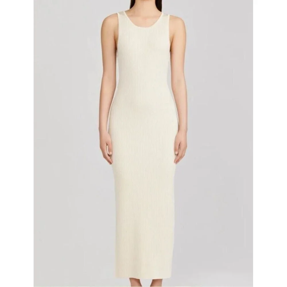 Significant Other Sofia Knit Maxi Dress Cream Retail $249 Womens NWT Size 4 - Picture 1 of 4